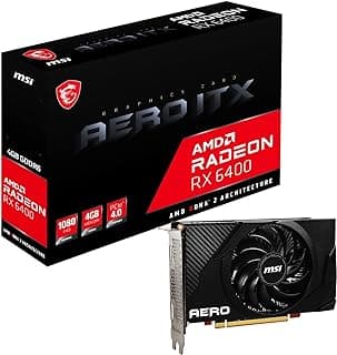 GPU V508-012R AMD RX6400 4GB DDR AERO ITX MSI 912-V508-004 