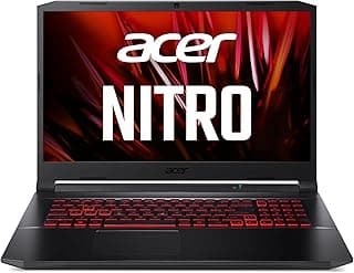 Notebook Gamer Acer Nitro 5 AN517-54-765V Intel core I7 11ª ger. 16GB RAM 512GB SSD (NVIDIA RTX 3050) 17,3 LED FHD IPS 144Hz Linux Gutta Preto com vermelho 