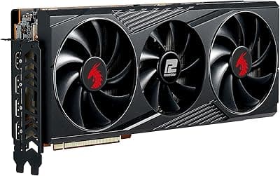 PowerColor Placa gráfica para jogos Red Dragon AMD Radeon RX 6800 XT renovada com memória GDDR6 de 16 GB 