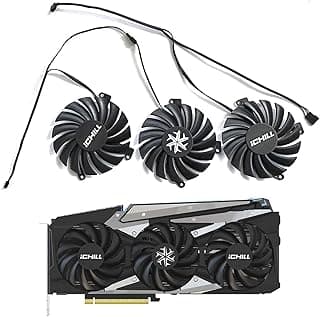 CF-12915S CF-12910S 85 mm 4PIN RTX3060 RTX3070 RTX3080 Cooler GPU para INNO3D RTX 3070 3070Ti 3080 3080Ti 3090 ICHILL X4 OC Ventilador de resfriamento de placa gráfica 