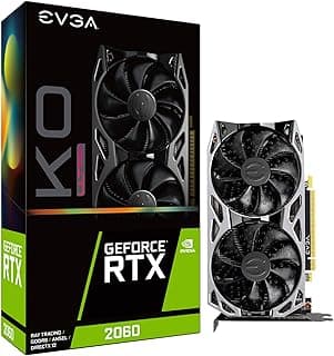 Placa de video evga geforce rtx 2060 6gb ko ultra gaming pci 3.0 ddr6 192bit - 06g-p4-2068-kr 