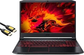 Acer Laptop para jogos Nitro 5 15,6" FHD 144Hz IPS Core i5-10300H GeForce RTX 3050 16GB RAM 1TB NVMe SSD+1TB HDD USB-C/HDMI/RJ45 Wi-Fi 6 Win10 (cabo HDMI 2.0 incluído) 