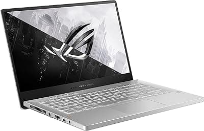 2022 Newest ASUS - ROG Zephyrus 14" FHD 144Hz Gaming Laptop - AMD Ryzen 7 5800HS - NVIDIA GeForce RTX 3060 - Moonlight White w/Mouse Pad (16GB RAM|1TB PCIe SSD) 