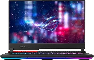 ASUS ROG Strix G15 Gaming Laptop Advantage Edition, 15,6" 165Hz QHD (2560 x 1440), 8 núcleos AMD Ryzen 9 5980HX, Radeon RX 6800M, teclado retroiluminado RGB, WiFi 6, sensor IR, 32GB RAM, SSD PCIe de 1TB 