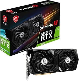 MSI Placa de vídeo GeForce RTX 3050 8GB GDDR6 128 bits HDMI/DP PCIe 4 Torx Twin Fans Ampere OC (RTX 3050 Gaming X 8G) 