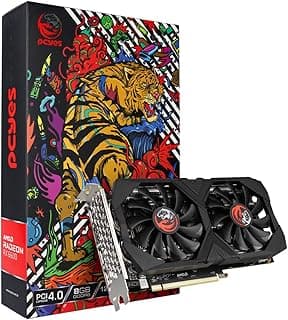 PLACA DE VIDEO AMD RADEON RX 6600 8GB GDDR6 128 BITS GRAFFITI SERIES – PJRX6600GR68GBGS PCYES, Cor: Preto 