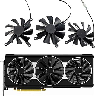 LINGFE CF1015H12S 4 Alfinete RX 5700XT Fã mais frio compatível com Xfx Radeon RX 5700 XT THICC III Ventilador de resfriamento de placas gráficas ultra graphic joyous 