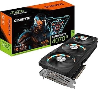 GIGABYTE Placa de vídeo GeForce RTX 4070 Ti Gaming OC 12G, 3 ventoinhas WINDFORCE, placa de vídeo GDDR6X 192 bits 12GB, GV-N407TGAMING OC-12GD 