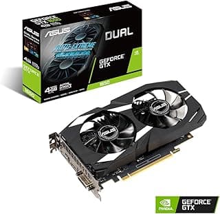 Placa de video asus geforce gtx 1650 dual 4gb ddr5 128 bits - dual-gtx1650-4g 