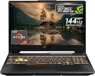 ASUS Laptop para jogos TUF Gaming A15 15,6" FHD 144Hz - AMD Ryzen 7 -6800H -RTX 3050 Ti, DDR5, MUX, RGB retroiluminado KB, WiFi 6, cinza, Win 1, com HDMI 