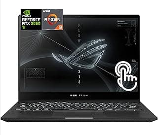 ASUS - Laptop para jogos ROG 13,4" WUXGA com tela sensível ao toque – AMD R9-6900HS – Placa gráfica NVIDIA GeForce RTX 3050 Ti V4G – 16GB DDR5 RAM, 1TB PCIe 4.0 SSD, com pano 