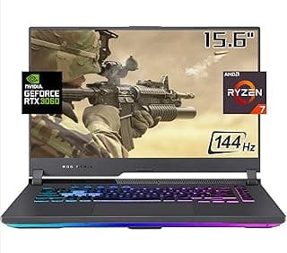 ASUS Laptop ROG Strix G15 de 15,6", FHD, 144Hz, - GeForce RTX 3060- AMD Ryzen 7 4800H, Win 11 Home, com mouse pad (32GB de RAM | SSD PCIe de 2TB) 