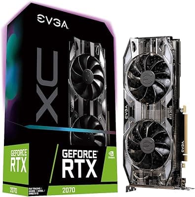 Placa de Vídeo Nvidia EVGA Geforce RTX 2070 XC Gaming 8GB DDR6 08G-P4-2172-KR 