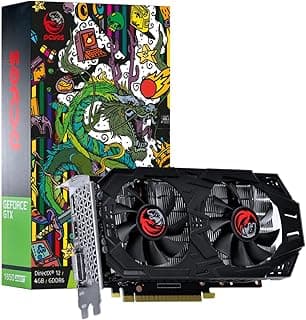 GPU GTX 1650 SUPER 4GB GDDR6 128 BITS DUAL FAN – PAK1650S4GBDF PCYES, Cor: Preto 