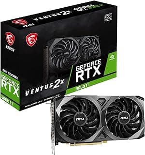 MSI, Placa de Vídeo NVIDIA GeForce RTX 3060 TI VENTUS 2X OC 8GB DDR6 