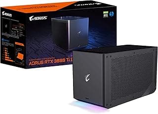GIGABYTE AORUS RTX 3080 Ti Gaming Box eGPU, sistema de resfriamento All-in-One WaterForce, Thunderbolt 3, GV-N308TIXEB-12GD placa de vídeo externa