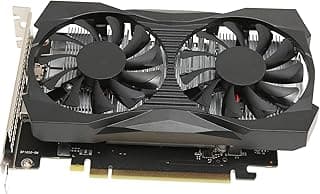 Placa gráfica GTX 1650, placa gráfica de vídeo para PC de 4 GB GDDR5 de 128 bits original com dois poderosos ventiladores de tecnologia axial, placa gráfica de jogos de interface PCI Express 3.0 x 16 