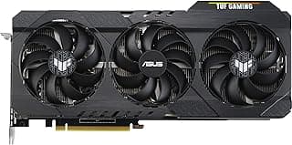 ASUS Placa gráfica TUF Gaming NVIDIA GeForce RTX 3060 Ti V2 OC Edition (PCIe 4.0, 8GB GDDR6, LHR, HDMI 2.1, DisplayPort 1.4a, rolamentos de ventoinha dupla, certificação militar, GPU Tweak II) 