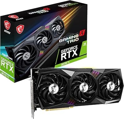 MSI GeForce RTX 3070 Ti GAMING X Trio 8G NVIDA 8GB GDDR6X Placas gráficas 