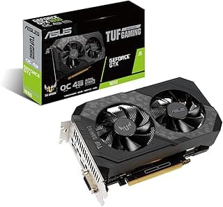 PLACA DE VIDEO ASUS GEFORCE GTX 1650 TUF GAMING OC EDITION 4GB GDDR6 TUF-GTX1650-O4GD6-P-GAMING 