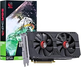 PLACA DE VIDEO NVIDIA GEFORCE GTX 1660 OC DUAL-FAN GDDR5 6GB 192 BITS - GRAFFITI SERIES - PPOC166019206G5 