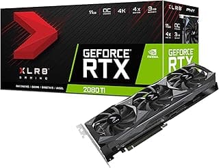PNY Placa gráfica VCG2080T11TFMPB-O GeForce RTX 2080 Ti 11GB XLR8 Gaming Overclocked Edition 