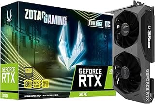 ZOTAC Placa gráfica Gaming GeForce RTX 3070 Twin Edge OC 8GB GDDR6 256-bit 14 Gbps PCIE 4.0, refrigeração avançada IceStorm 2.0, iluminação com logotipo de LED branco, ZT-A30700H-10P 