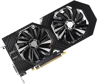 Placa Gráfica para Jogos RX590, Placa Gráfica GDDR5, Placa Gráfica para Jogos de 8 GB, Placa Gráfica RX590 8 GB GDDR5 256 Bits, Placa Gráfica para Jogos de Dissipação de Calor 