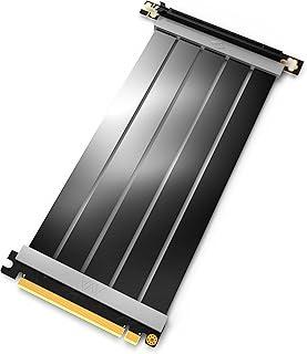 LINKUP - Cabo Riser AVA PCIe 4.0 x16 - RTX 4090 RX7900XT pronto - 90 graus preto {10 cm} 