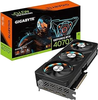 GIGABYTE Placa de vídeo GeForce RTX 4070 Ti GAMING OC V2 12G, 3x ventiladores WINDFORCE, placa de vídeo GDDR6X de 192 bits, GV-N407TGAMING OCV2-12GD de 12 GB 