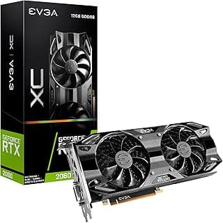 EVGA GeForce RTX 2060 12GB XC Gaming, 12G-P4-2263-KR, GDDR6, ventoinhas duplas, placa traseira de metal 