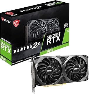 PROCESSADOR GRAFICO MSI GEFORCE912-V397-484 (GPU RTX 3060 VENTUS 2X 12GB GDDR6) 