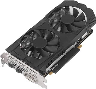 RX580 8GB GDDR5 Placa Gráfica 256bit GPU Gaming Video Card Com Dual Fans, 1284MHZ Core PCI Express 3.0 X16 DP HDMI DVI Desktop Computer Graphics Card (RX580 8G D5) 