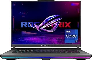 ASUS ROG Strix G16 (2023) Gaming Laptop, 16" 16:10 FHD 165Hz, GeForce RTX 4070, Intel Core i9-13980HX, 16GB DDR5, 1TB PCIe SSD, Wi-Fi 6E, Windows 11, G614JI-AS94, Eclipse Gray 