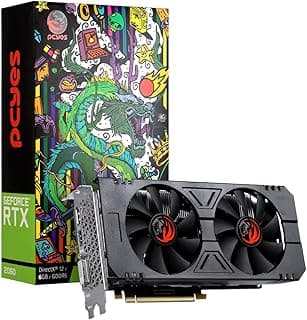 PLACA DE VIDEO NVIDIA GEFORCE RTX 2060 6GB 192 BITS GDDR6 DUAL FAN GRAFFITI SERIES – PAX2060RTX6G192BDF – PCYES, Cor: Preta 