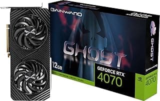 Placa de Vídeo Gainward Nvidia RTX4070 12GB GHOST GDDR6X 192Bits - NED4070019K9-1047B 