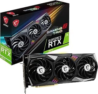 MSI Gaming GeForce RTX 3070 LHR 8GB GDRR6 256 bits HDMI/DP Nvlink Torx Fan 4 RGB Ampere Architecture OC Placa de vídeo (RTX 3070 Gaming Z Trio 8G LHR) 