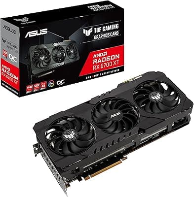 PLACA DE VIDEO ASUS RX 6700XT TUF GAMING OC 12GB GDDR6 192BIT TUF-RX6700XT-O12G-GAMING 