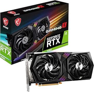 MSI Placa gráfica Gamer GeForce RTX 3060 12 GB 15 Gbps GDRR6 192 bits HDMI/DP PCIe 4 Twin-Frozr Torx Fan Ampere RGB OC (RTX 3060 Gaming X 12G) 