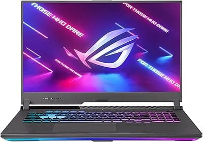 ASUS ROG Strix G17 (2021) Laptop para jogos, 17,3" 144Hz IPS Tipo FHD, NVIDIA GeForce RTX 3050 Ti, AMD Ryzen 7 4800H, 16GB DDR4, 512B PCIe NVMe SSD, RGB Keyboard, Windows 10, G713IE-EB74 