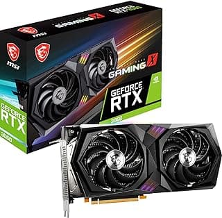 MSI Placa de Video Geforce Rtx 3060 Gaming X, 12gb, Gddr6, 192-bit, 912-v397-019, Modelo: V397-019R 