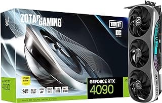 ZOTAC Placa gráfica gamer GeForce RTX 4090 Trinity OC 24GB GDDR6X 384-bit 21 Gbps PCIE 4.0 Gaming, IceStorm 3.0 Advanced Cooling, Spectra 2.0 RGB Lighting, ZT-D40900J-10P 