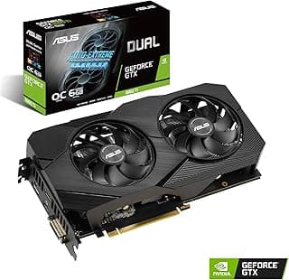 Placa de video asus geforce gtx 1660 ti oc 6gb gddr6 192 bits - dual-gtx1660ti-o6g-evo 