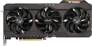 ASUS Placa gráfica TUF Gaming NVIDIA GeForce RTX 3070 V2 OC Edition (PCIe 4.0, 8GB GDDR6, LHR, HDMI 2.1, DisplayPort 1.4a, rolamentos de ventoinha dupla, certificação militar, GPU Tweak II) 