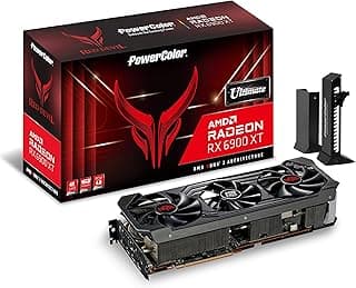 PowerColor Placa gráfica Red Devil AMD Radeon RX 6900 XT Ultimate Gaming com memória GDDR6 de 16 GB, alimentada por AMD RDNA 2, HDMI 2.1 