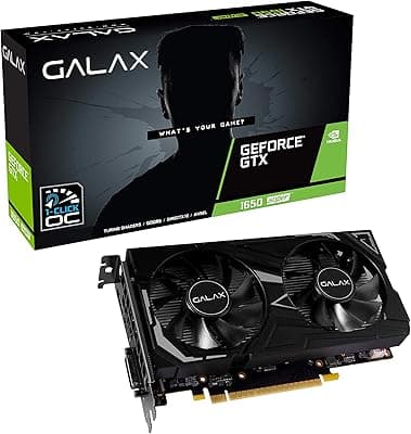 Placa de Vídeo NVIDIA GeForce GTX 1650 Super EX 4GB GDDR6 PCI-E 3 65SQL8DS61EX Galax 