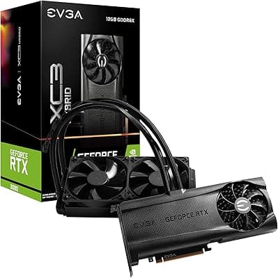 EVGA GeForce RTX 3080 12GB XC3 Ultra Hybrid Gaming, 12G-P5-4868-KL, 12GB GDDR6X, ARGB LED, placa traseira de metal, LHR 