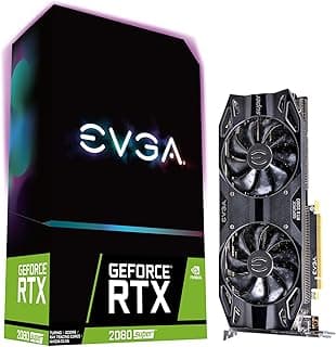 EVGA 08G-P4-3081-KR, GeForce RTX 2080 Super Black Gaming, 8GB GDDR6 