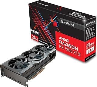 Placa de vídeo para jogos Sapphire 21322-01-20G AMD Radeon  RX   7900  XTX com 24 GB GDDR6, AMD RDNA 3 