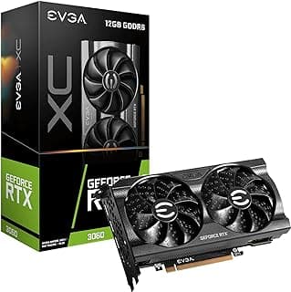 PLACA DE VIDEO EVGA GEFORCE RTX 3060 XC GAMING GDDR6 12GB/192Bits PCI-E 4.0 3DP 12G-P5-3657-KR, Preta 